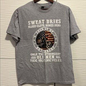 Gray Graphic T-Shirt for Men